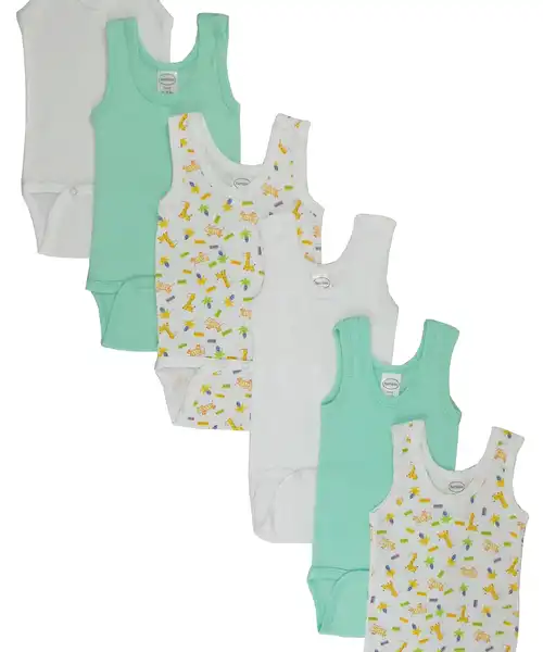 Boys' Printed Tank Top 6 Pack
