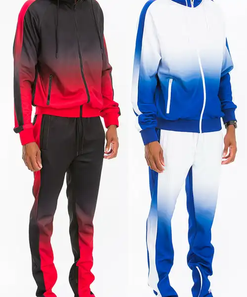 Ombre Hooded Suit
