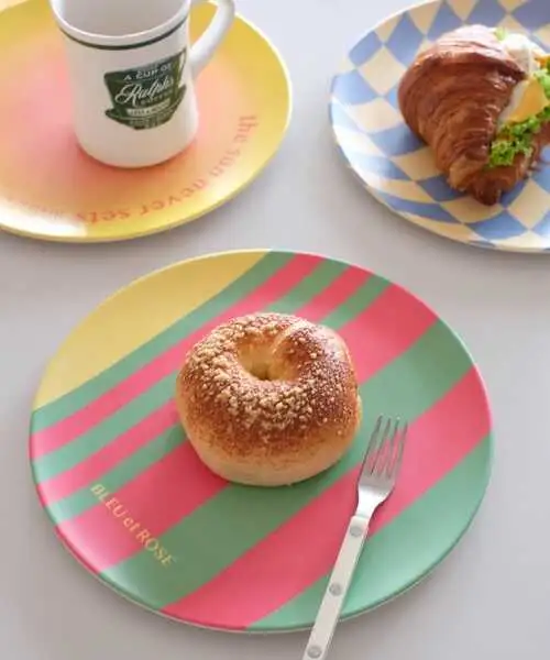 3 - Pack Whimsical Bamboo Fiber Plates