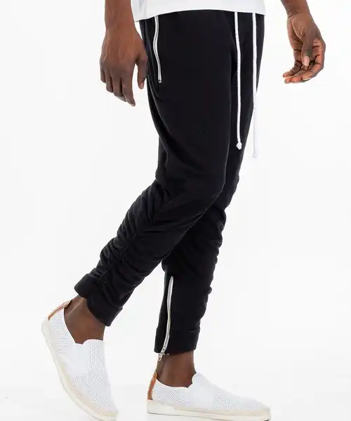 GATHERED BOMBER PANTS