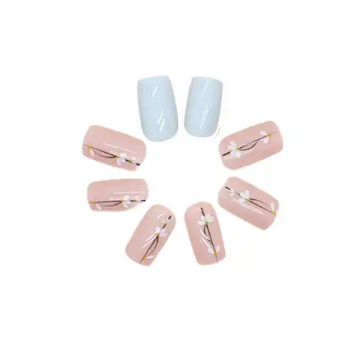 data-255.jpg Press On Nails Kit with Glue and gel stickers Reusable Tips