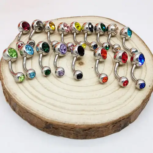 fb213284-ddf4-4947-92d5-20ca09615020.jpg Puncture Hypoallergenic Titanium Steel Navel Buckle Belly Nail