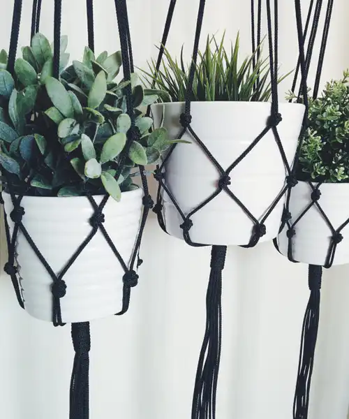 Macrame Plant Hanger, Macrame Pot Holder